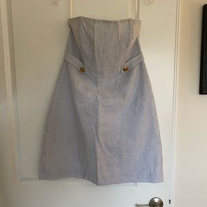 Nell Seersucker Mini Dress